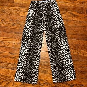 VIP Monochrome Animal Print Jeans